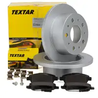 TEXTAR Bremsscheiben + Bel&auml;ge + Sensor f&uuml;r PSA Jumper 2 Boxer FIAT Ducato Movano C hinten