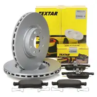 TEXTAR Bremsen Set Bremsscheiben + Bremsbel&auml;ge f&uuml;r OPEL Adam Corsa E 15 Zoll vorne