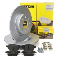 TEXTAR Bremsen Set Bremsscheiben + Bremsbel&auml;ge f&uuml;r OPEL Adam Corsa E 15 Zoll hinten