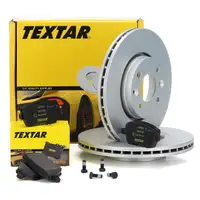 TEXTAR Bremsscheiben + Bremsbel&auml;ge f&uuml;r RENAULT Clio 4 Kangoo MERCEDES Citan vorne