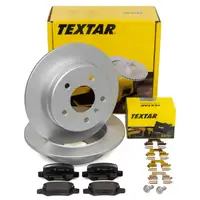TEXTAR Bremsscheiben + Bremsbel&auml;ge f&uuml;r MERCEDES A-Klasse W168 Vaneo 414 hinten