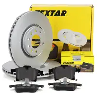 TEXTAR Brake Discs + Brake Pads for OPEL Astra H, Corsa D, OPC, Meriva A, Zafira B (Front)