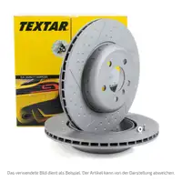 TEXTAR Bremsscheiben Satz f&uuml;r PORSCHE Panamera (970) 3.0 / S / D 3.6 4.8 / S (971) hinten