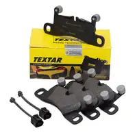 TEXTAR 2514301 Bremsbel&auml;ge + Warnkontaktsensor f&uuml;r PORSCHE Cayenne (9Y) hinten
