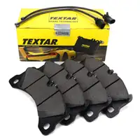 TEXTAR 2000837 Bremsbel&auml;ge + Warnkontakt f&uuml;r PORSCHE Macan (95B) 2.0 3.0 S PR-1LF vorne