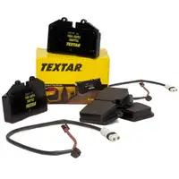 TEXTAR 2087711 Bremsbel&auml;ge + Wako f&uuml;r PORSCHE 968 3.0 / Turbo S mit Sportfahrwerk hinten