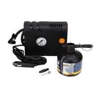TERRA S T56004 MIKRO-PLUS Reifen-Dichtungs-Set Dichtmittel Pannenset mit Kompressor 300 ml