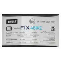 THULE 933 Volvo EasyFold XT F Fix4Bike Fahrradtr&auml;ger f&uuml;r 2 Fahrr&auml;der klappbar 32296439