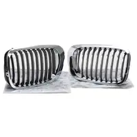 2x K&uuml;hlergrill K&uuml;hlergitter Niere CHROM/SSCHWARZ f&uuml;r BMW 3er Coupe Cabrio links + rechts