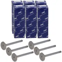 6x TRW Auslassventil f&uuml;r MERCEDES /8 W114 W123 W460 W116 W126 R107 C107 M110 1170500127