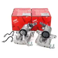 2x TRW Bremssattel &Oslash; 38mm + Bremsleitung f&uuml;r VW Golf 5 6 8P Leon Octavia mit 253mm hinten