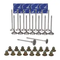 8x TRW Einlassventil + 8x Auslassventil + Dichtungen f&uuml;r PSA C4 I 207 308 I MINI N12 N16