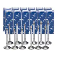 6x TRW Einlassventil + 6x Auslassventil f&uuml;r SMART ForFour 454 1.5 CDI 68/95 PS OM639