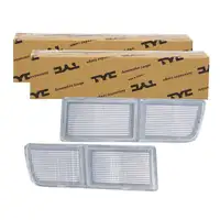 2x TYC Blende Nebelscheinwerfer Wei&szlig; f&uuml;r VW Golf 3 / Cabrio / Variant Vento lnks + rechts