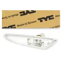 TYC Blinkleuchte Blinker seitlich WEISS f&uuml;r BMW 3er E46 LCI ab 10.2001 X3 E83 vorne links