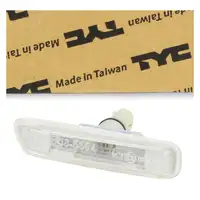 TYC Blinkleuchte Blinker seitlich WEISS f&uuml;r BMW 3er E46 vorne links 63132228591
