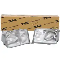 2x TYC H4 / H3 Scheinwerfer f&uuml;r MERCEDES-BENZ E-Klasse W124 S124 C124 A124 links + rechts