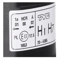 TYC HALOGEN Hauptscheinwerfer H1/H7 f&uuml;r VW Polo 4 Mk4 bis 05.2005 rechts 6Q1941008P