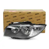 TYC 20-0650-15-2 H7 Hauptscheinwerfer f&uuml;r BMW 1er E81 E87 E82 E88 links 63117193387