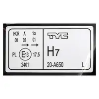 TYC 20-0650-15-2 H7 Hauptscheinwerfer f&uuml;r BMW 1er E81 E87 E82 E88 links 63117193387
