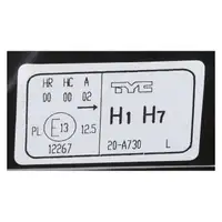 TYC HALOGEN Hauptscheinwerfer f&uuml;r VW Polo 4 Mk4 ab Baujahr 05.2005 links 6Q1941007AT
