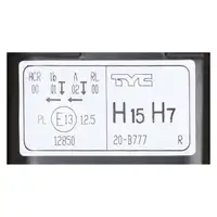 2x TYC HALOGEN H7/H15 Scheinwerfer Hauptscheinwerfer f&uuml;r VW Golf 6 MK6 links + rechts