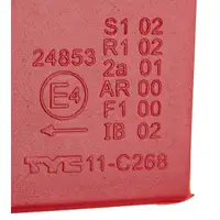 TYC 11-12268-01-2 Heckleuchte Rückleuchte Rücklicht für SKODA 2 hinten links 5J6945111