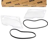 2x TYC Streuscheibe Hauptscheinwerfer f&uuml;r BMW 3er E46 Cabrio + Coupe bis 03.2003 vorne