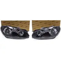 2x TYC HALOGEN H7/H15 Scheinwerfer Hauptscheinwerfer f&uuml;r VW Golf 6 MK6 links + rechts