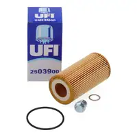 UFI 25.039.00 &Ouml;lfilter + Schraube f&uuml;r FORD Focus 2 Kuga 1 Mondeo 4 S-Max WA6 2.5 ST/RS