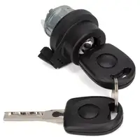 VAICO Z&uuml;ndschloss + 2 Schl&uuml;ssel f&uuml;r VW Golf 5 6 7 8 Passat B6 B7 B8 AUDI SEAT 107905855CF
