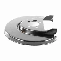 VAICO Spritzblech Bremsscheibe f&uuml;r VW POLO 4 5 AUDI A1 8X SEAT IBIZA 5 Fabia hinten rechts