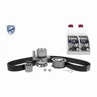 VAICO Zahnriemensatz + Wasserpumpe + 3L Frostschutz f&uuml;r VW Golf 4 Passat Sharan A6 1.9 TDI