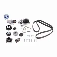 VAICO Keilrippenriemensatz + Wasserpumpe + Thermostat f&uuml;r BMW E81-88 E90-93 E60/61 X3 N47