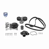 VAICO Keilrippenriemensatz + Wasserpumpe + Thermostat f&uuml;r BMW F10/11 F12/13 X3 X5 X6 N57