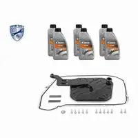 VAICO V10-3224 Getriebefilter Satz 8HP55FLH + 6L Getriebe&ouml;l f&uuml;r AUDI A6 A8 2.0 TFSI Hybrid