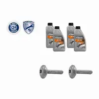 4L VAICO V10-9347 Getriebe&ouml;l &Ouml;lwechsel Set Getriebeeinheit f&uuml;r AUDI A4 A6 Q5 7-Gang DL382