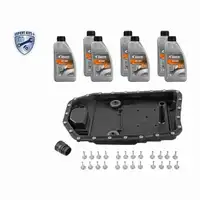 VAICO V20-2089 Getriebe&ouml;lwanne 6HP19/21 + 7L Getriebe&ouml;l f&uuml;r BMW E81-88 E90-93 E60/61 X1 X3