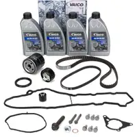 VAICO V22-0886 Zahnriemensatz + &Ouml;lfilter + 4L 0W30 Motor&ouml;l f&uuml;r PSA C3 C4 208 308 OPEL 1.2
