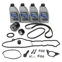 VAICO V22-0886 Zahnriemensatz + &Ouml;lfilter + 4L 0W30 Motor&ouml;l f&uuml;r PSA C3 C4 208 308 OPEL 1.2