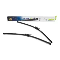 VALEO VF436 SILENCIO Scheibenwischer Satz f&uuml;r SMART ForTwo 451 Cabrio Coupe vorne