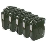 5 x 20-liter VALPRO Gasoline Canister (Spare Canister) + Safety Pin, GGVS METAL