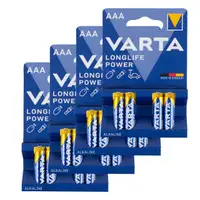16 VARTA LONGLIFE POWER ALKALINE AAA MICRO Batteries 4903 LR03 MN2400 1.5V