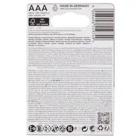 4x VARTA LONGLIFE POWER ALKALINE AAA MICRO Batteries 4903 LR03 MN2400 1.5V