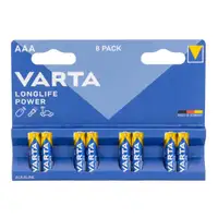 40 VARTA LONGLIFE POWER ALKALINE AAA Batteries (MICRO 4903, LR03, MN2400) 1.5V