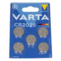 50 VARTA Lithium 3V CR2025 Button Cell Batteries (Best Before 09/2033)