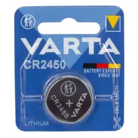 10 VARTA Lithium 3V CR2450 Button Cell Batteries (Best Before 11/2032)