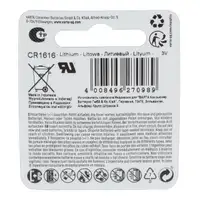 10 VARTA Lithium 3V CR1616 Button Cell Batteries (Best Before 08/2032)