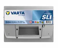 VARTA 560408054K262 DYNAMIC SLI D24 Batterie Starterbatterie 12V 60Ah EN540A B13
