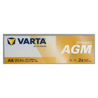 VARTA A5 DYNAMIC AGM Autobatterie Batterie Starterbatterie 12V 95Ah EN850A